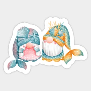 Cute Mermaid Gnomes Mermaid Love Mermaid Life Sticker